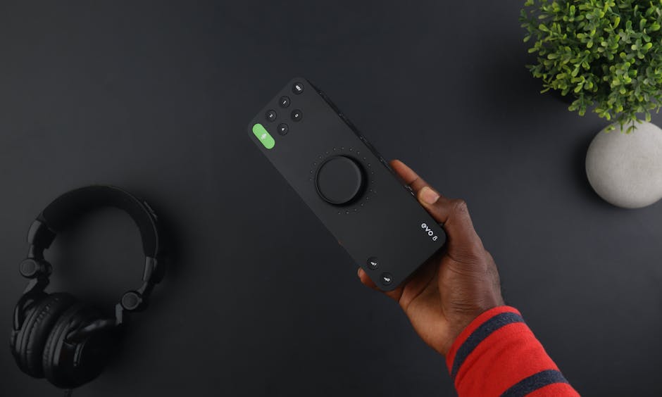 Hand holding mobile device